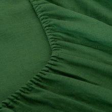100% European Flax Linen Sheet Set Olive