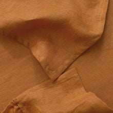 100% European Flax Linen Sheet Set Rust