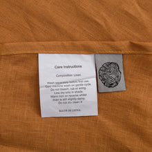 100% European Flax Linen Sheet Set Rust