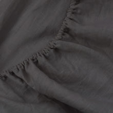 100% European Flax Linen Sheet Set Charcoal