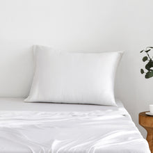 Luxe Mulberry Silk Pillowcase 25 Momme Standard Pillowcase - White