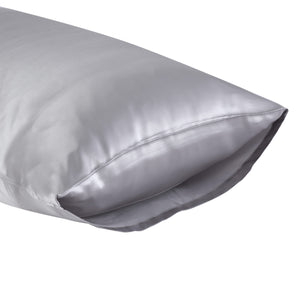 Luxe Mulberry Silk Pillowcase 25 Momme Standard Pillowcase - Grey