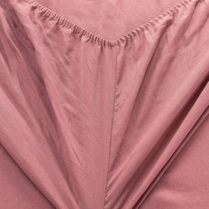 100% European Flax Linen Sheet Set Rose Gold