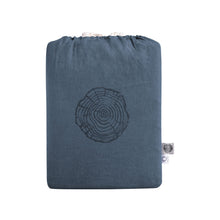 100% European Flax Linen Sheet Set Washed Blue