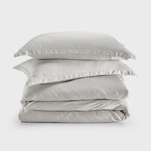 Bamboo Tailored Quilt Cover Set Dove Grey