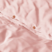 Bamboo Tailored Quilt Cover Set Blush Pink