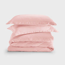 Bamboo Tailored Quilt Cover Set Blush Pink