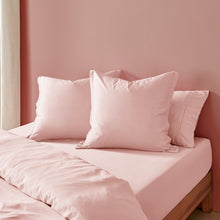 Bamboo Tailored European Pillowcase Blush Pink Twin Pack
