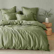 Bamboo Tailored European Pillowcase Eucalyptus Twin Pack