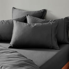 Bamboo Standard Pillowcase Charcoal Twin Pack