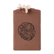 100% European Flax Linen Tawny Brown Standard Pillowcase Twin Pack