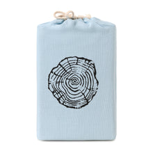 100% European Flax Linen Powder Blue King Pillowcase Twin Pack