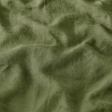 Linen 100% European Flax Linen Quilt Cover Set Hunter