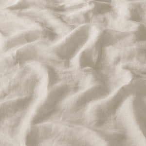 Linen 100% European Flax Linen Quilt Cover Set Natural