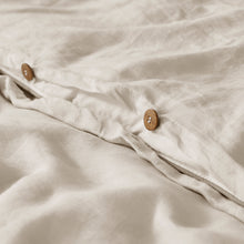 Linen 100% European Flax Linen Quilt Cover Set Natural