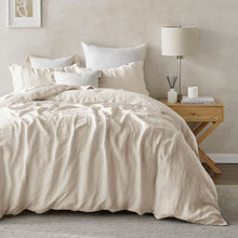 Linen 100% European Flax Linen Quilt Cover Set Natural