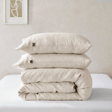 Linen 100% European Flax Linen Quilt Cover Set Natural