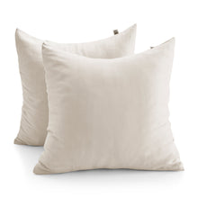 100% European Flax Linen Natural Euro Pillowcase Twin Pack