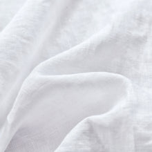 100% European Flax Linen White Standard Pillowcase Twin Pack