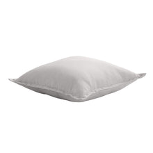 ARDENNE Washed French Linen Cushion with Oxford Edge - Dove Grey