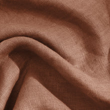 ARDENNE Washed French Linen Cushion with Oxford Edge - Pinky Clay