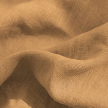 ARDENNE Washed French Linen Cushion with Oxford Edge - Tumeric