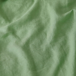 100% European Flax Linen Quilt Cover Set Sage