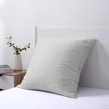100% European Flax Linen Pillowcase DOVE GREY