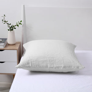 100% European Flax Linen Pillowcase DOVE GREY