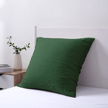 100% European Flax Linen Pillowcase OLIVE