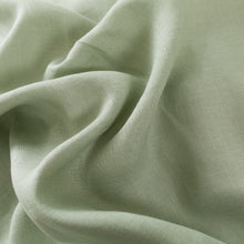 Vintage Washed Hemp Linen Quilt Cover Set Sage