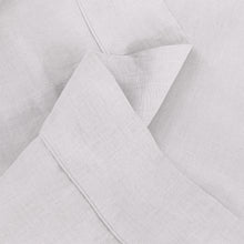 Vintage Washed Hemp Linen Sheet Set Dove Grey