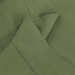 Vintage Washed Hemp Linen Sheet Set Olive