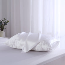 Luxe Mulberry Silk Pillowcase 25 Momme Standard Pillowcase - White