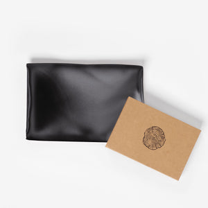 Luxe Mulberry Silk Pillowcase 25 Momme Standard Pillowcase - Charcoal