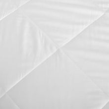 Tencel Quilted Mattress Protector White Cot