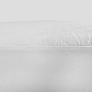 Bamboo Quilted Mattress Protector White