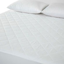Tencel Quilted Mattress Protector White