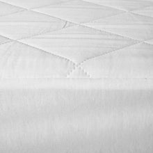 Tencel Quilted Mattress Protector White Cot